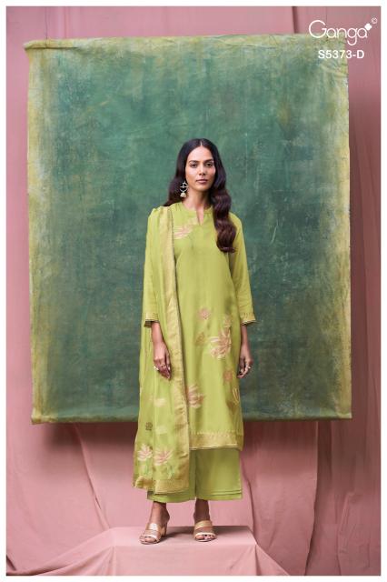 Ganga gineva 5373 dress materials wholesale in vijayawada